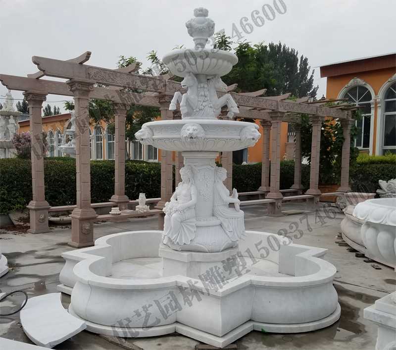 大理石噴泉,歐式人物動物噴泉,室外景觀噴泉定制 大理石噴泉,歐式人物動物噴泉,室外景觀噴泉定制