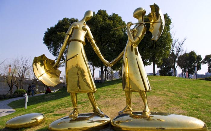 戶(hù)外不銹鋼景觀(guān)雕塑